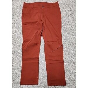 Mountain Hardwear Pants Mens 36x32 Rust Roll Up Leg Stretch Outdoor Hiking